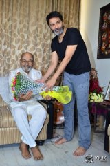 Pawan Kalyan  and Trivikram Met Viswanath and Congratulated Him For DadaSaheb Falke Award